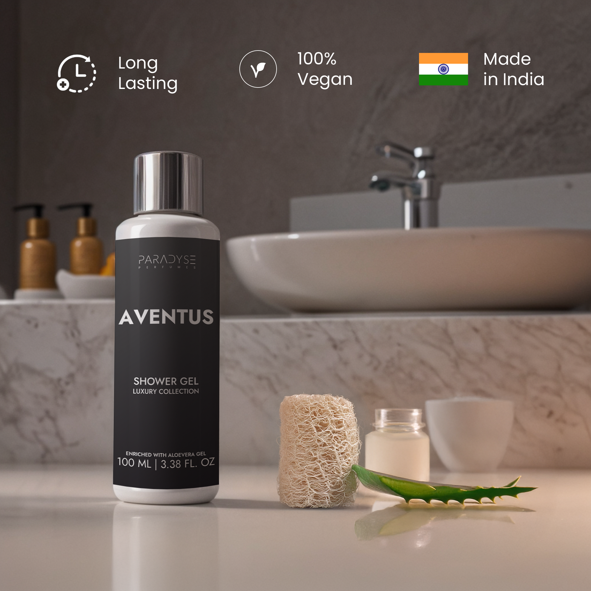 Aventus Body Wash for Men | Fruity Woody Scent | Moisturizing & Refreshing | Available in 100 ml