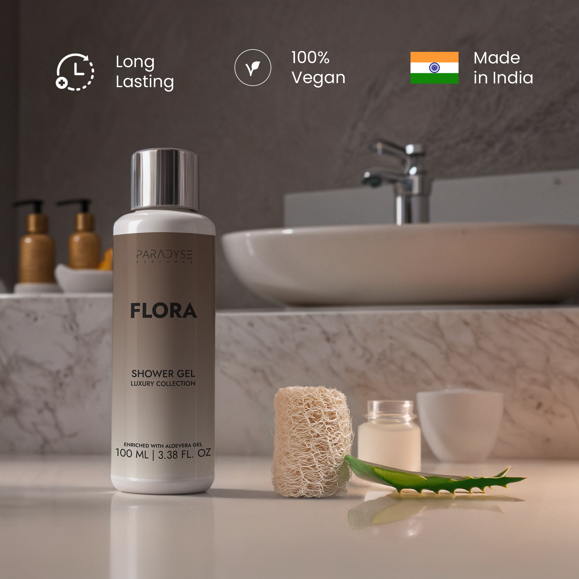 Flora Body Wash for Women | Fruity Floral Scent | Moisturizing & Refreshing | Available in 100 ml