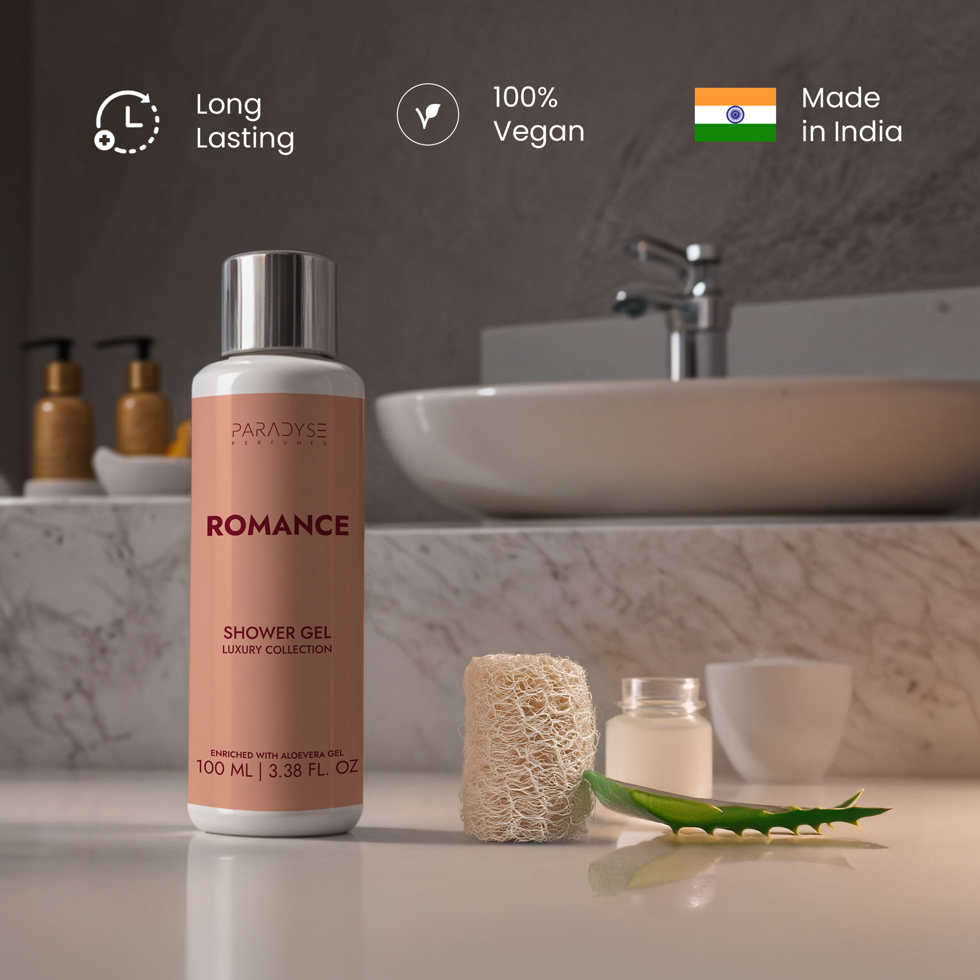 Romance Body Wash for Women | Floral Woody Scent | Moisturizing & Refreshing | Available in 100 ml