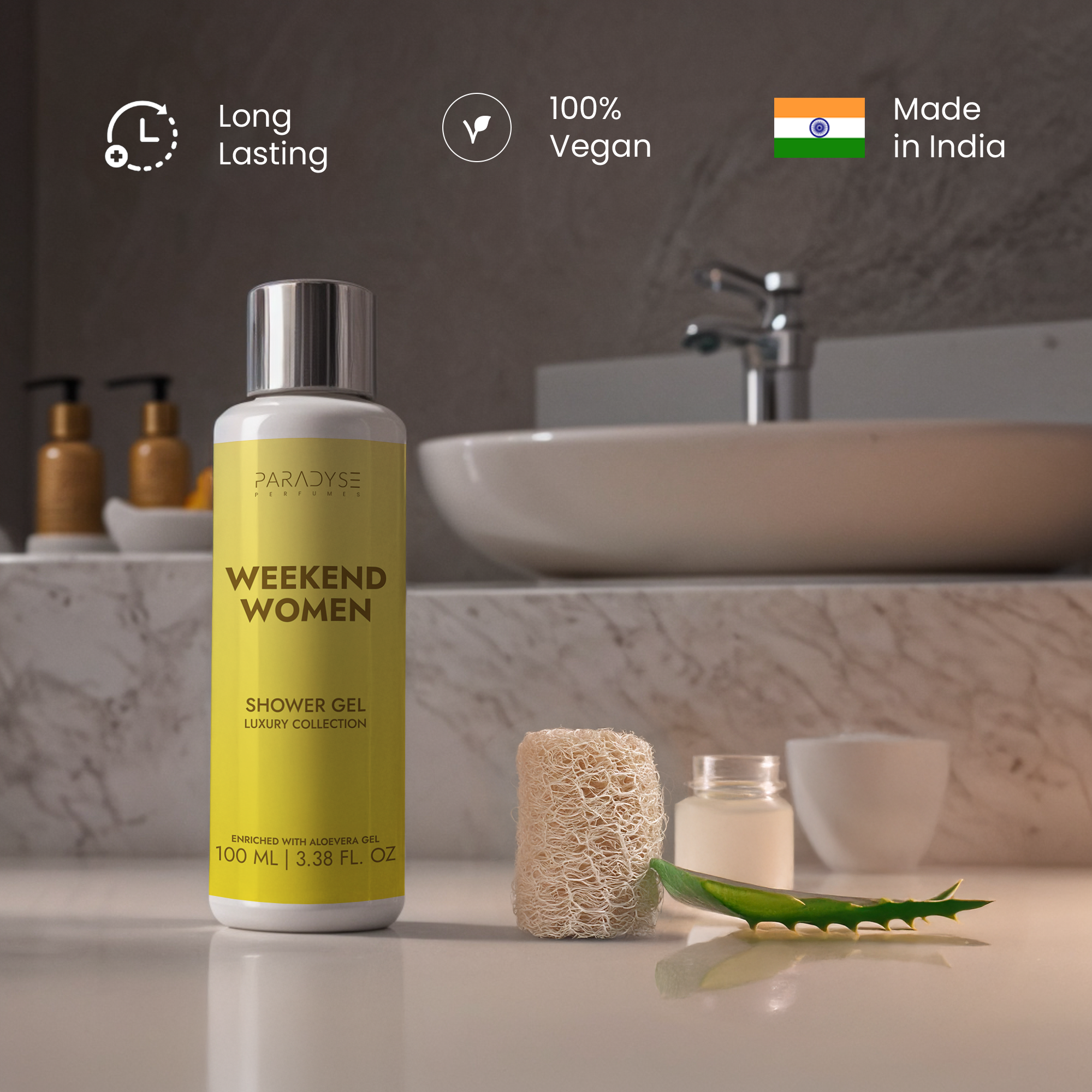 Weekend Women Body Wash for Women | Floral Fruity Woody Scent | Moisturizing & Refreshing | Available in 100 ml