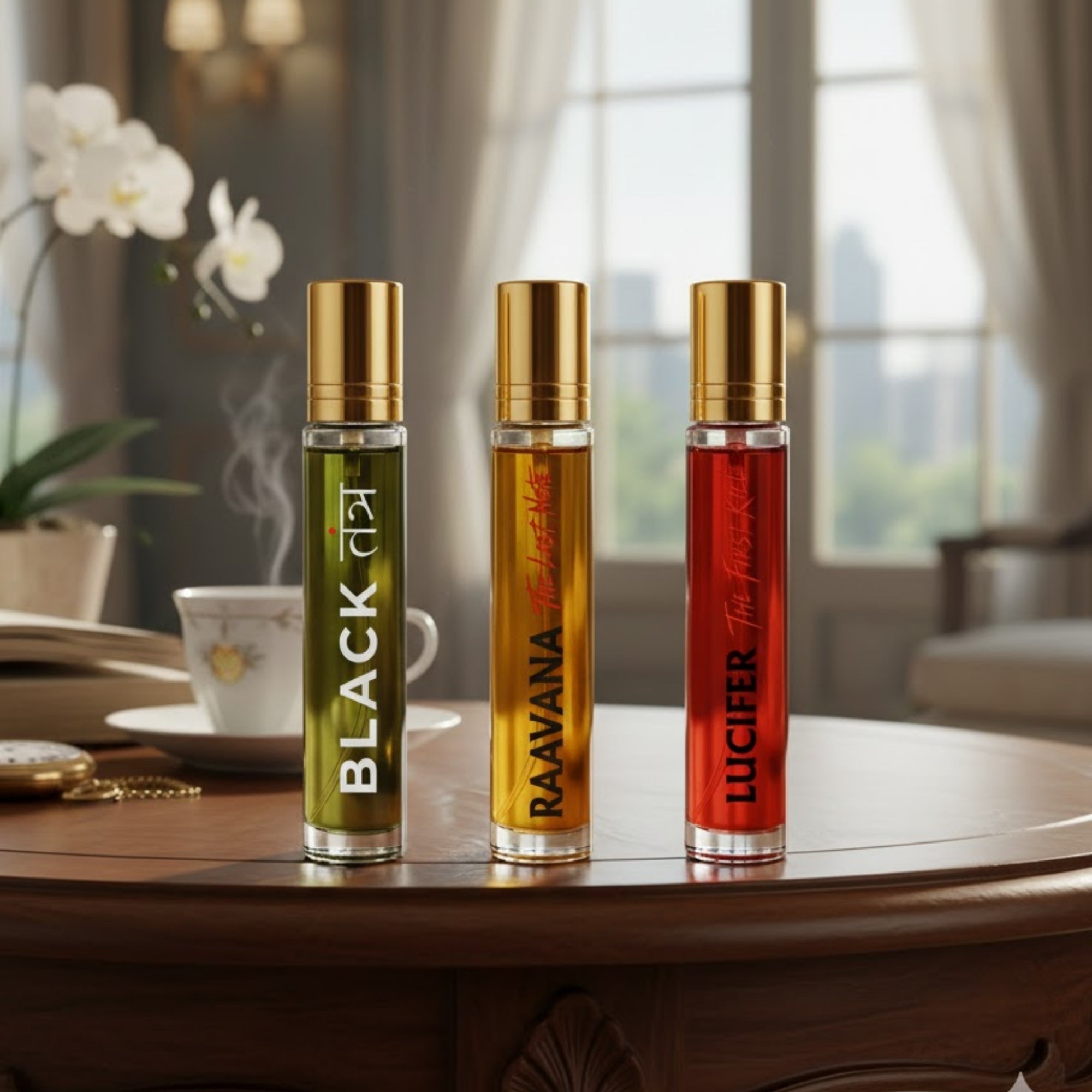 ASURA COLLECTION: BLACK TANTRA| RAAVANA | LUCIFER | 3 X 12ML