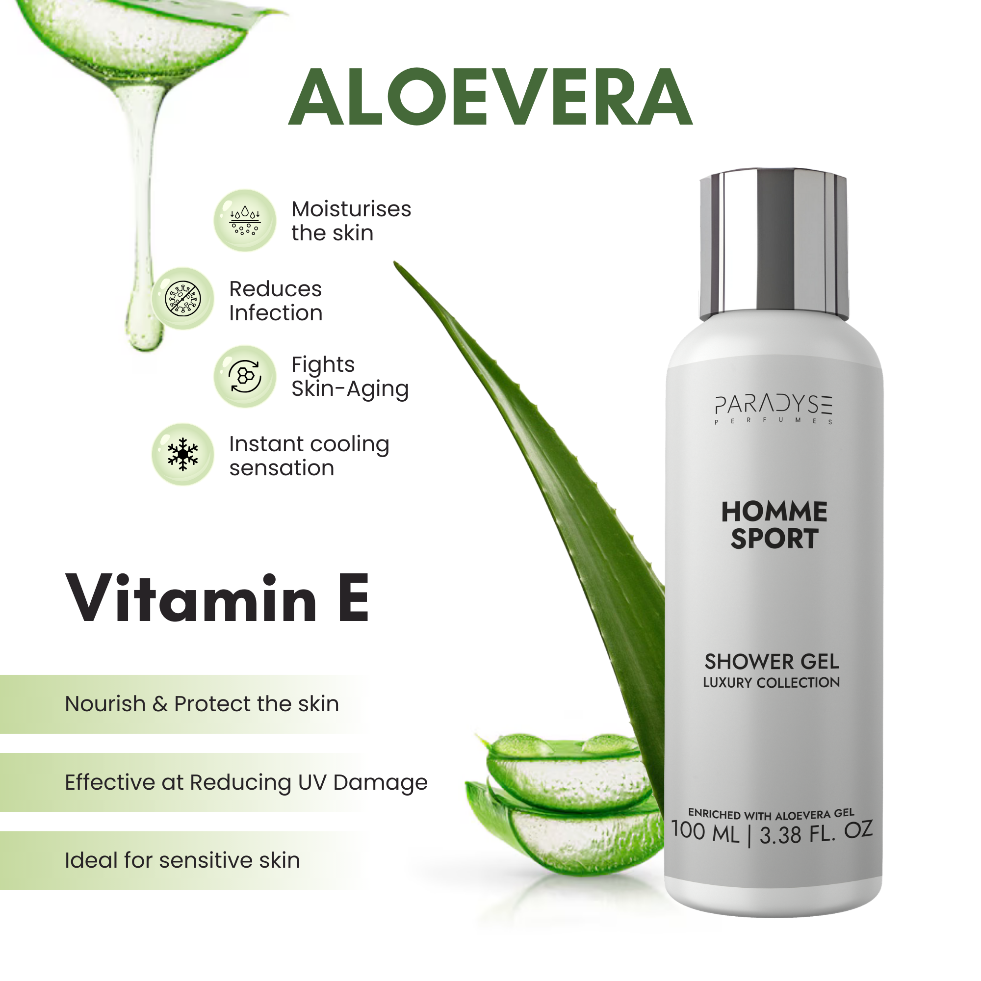 Homme sport  Body Wash for Women | Citrus Aquatic Scent | Moisturizing & Refreshing | Available in 100 ml