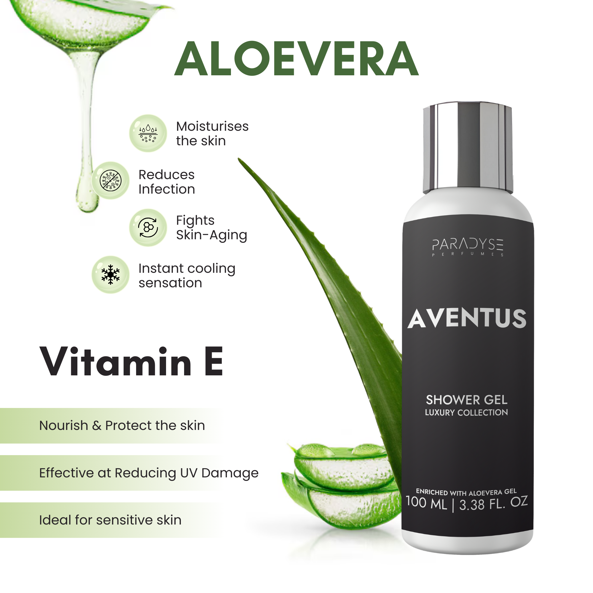 Aventus Body Wash for Men | Fruity Woody Scent | Moisturizing & Refreshing | Available in 100 ml