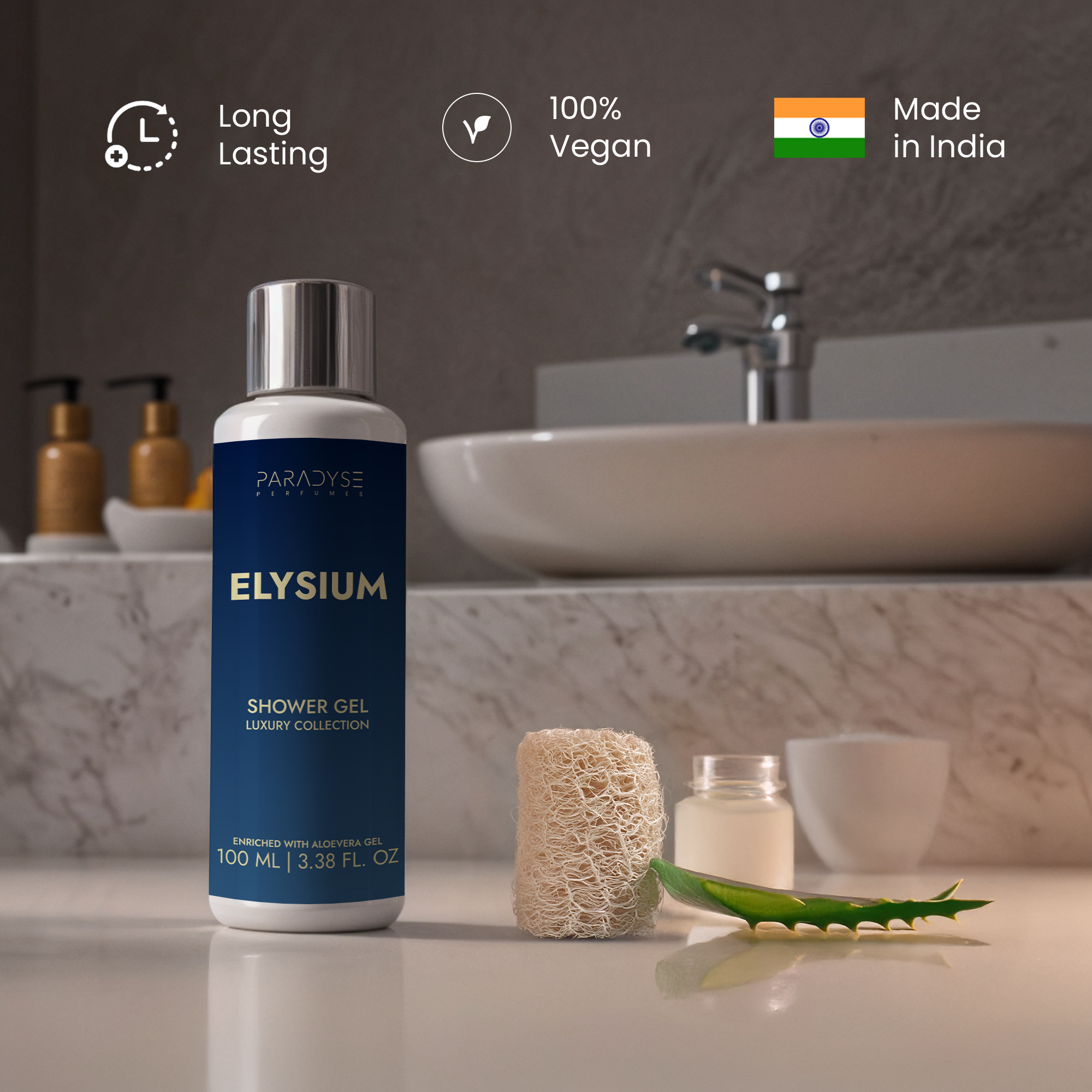 Elysium Body Wash for Men | Citrus Aromatic Scent | Moisturizing & Refreshing | Available in 100 ml