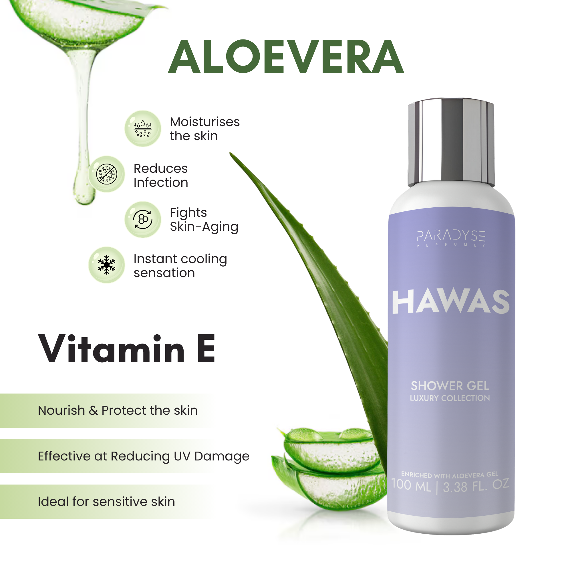 The Hawas Body Wash for Men | Fruity Spicy Scent | Moisturizing & Refreshing | Available in 100 ml