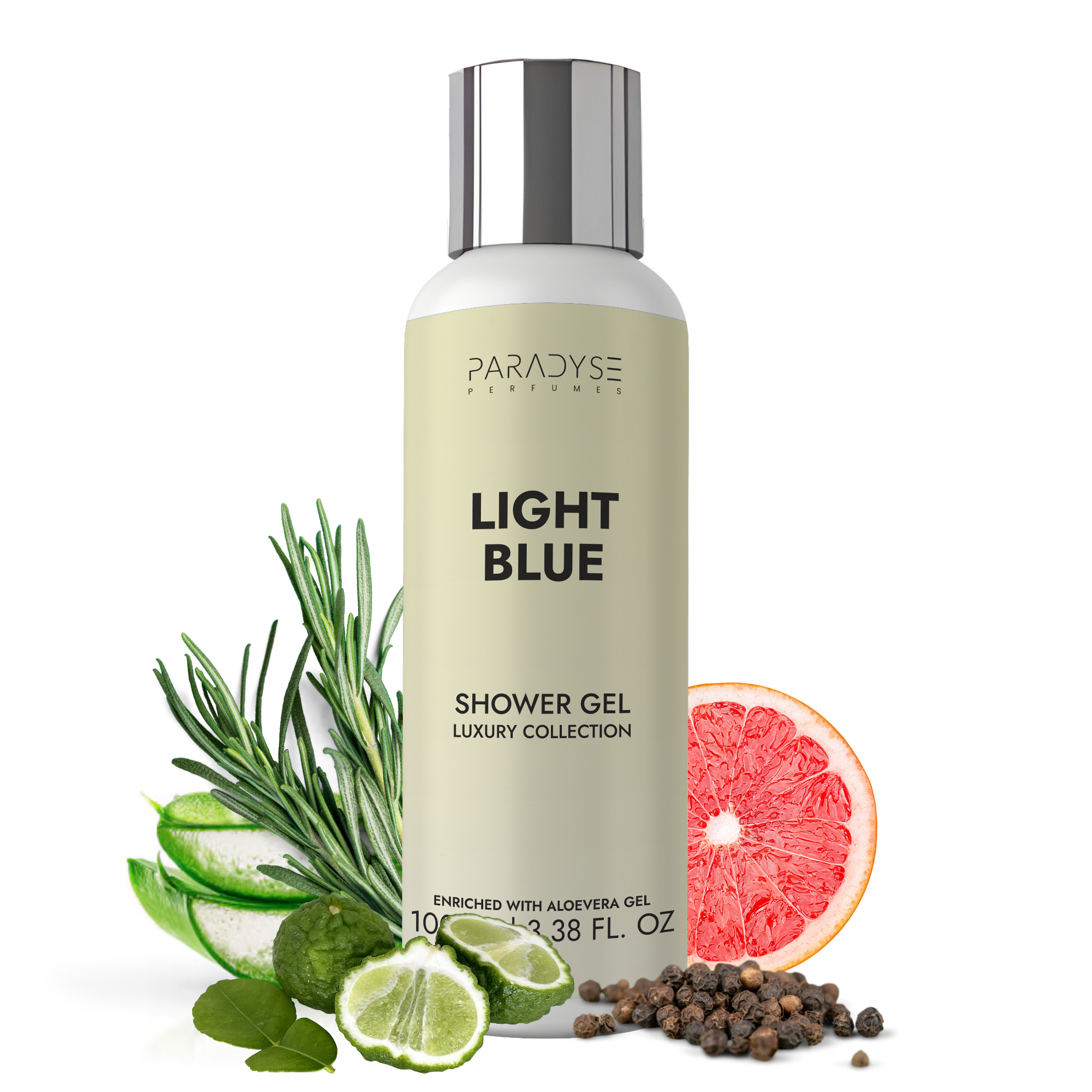 Light Blue Body Wash for Men | Citrus Aquatic Scent | Moisturizing & Refreshing | Available in 100 ml