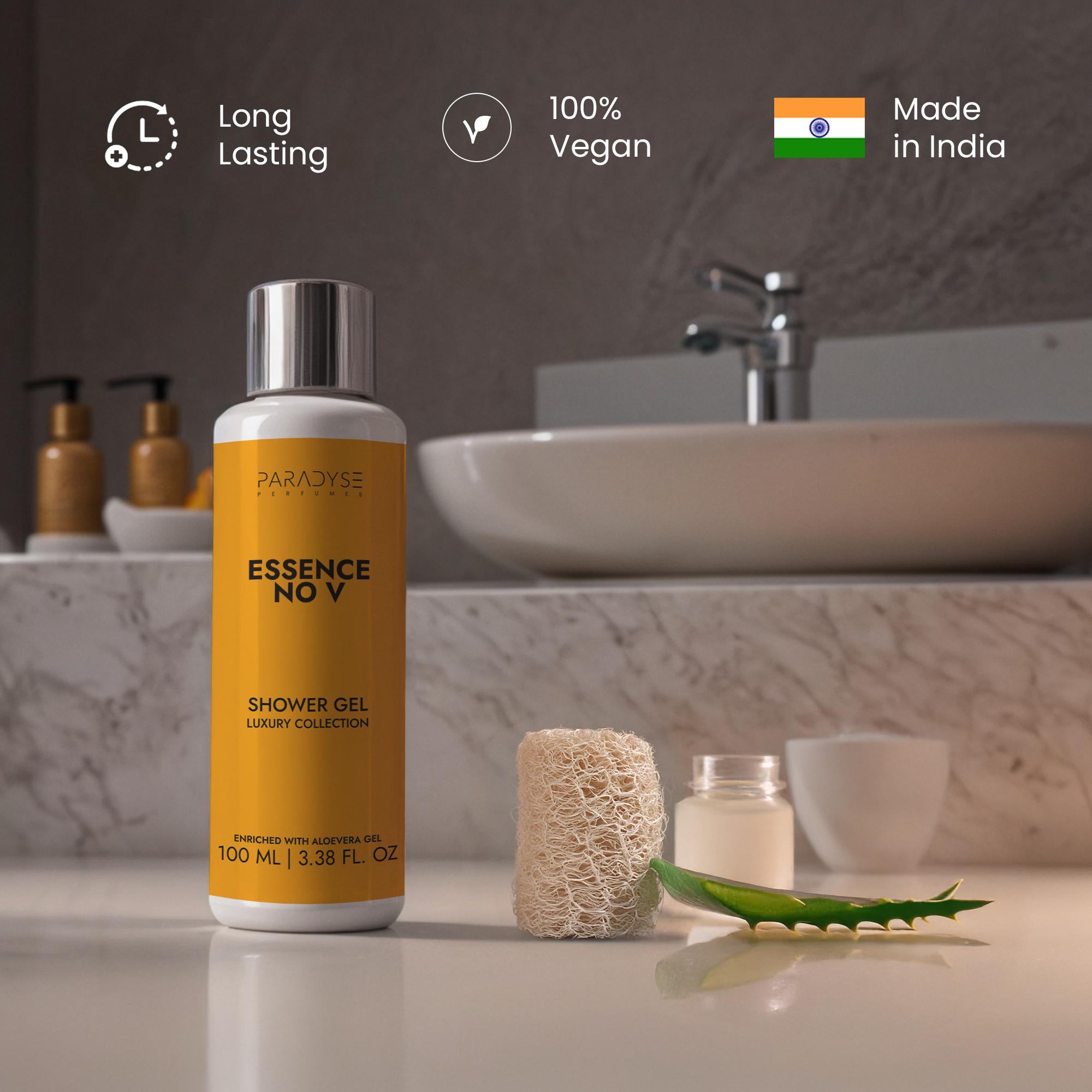 Essence No V Body Wash for Women | Floral Scent | Moisturizing & Refreshing | Available in 100 ml
