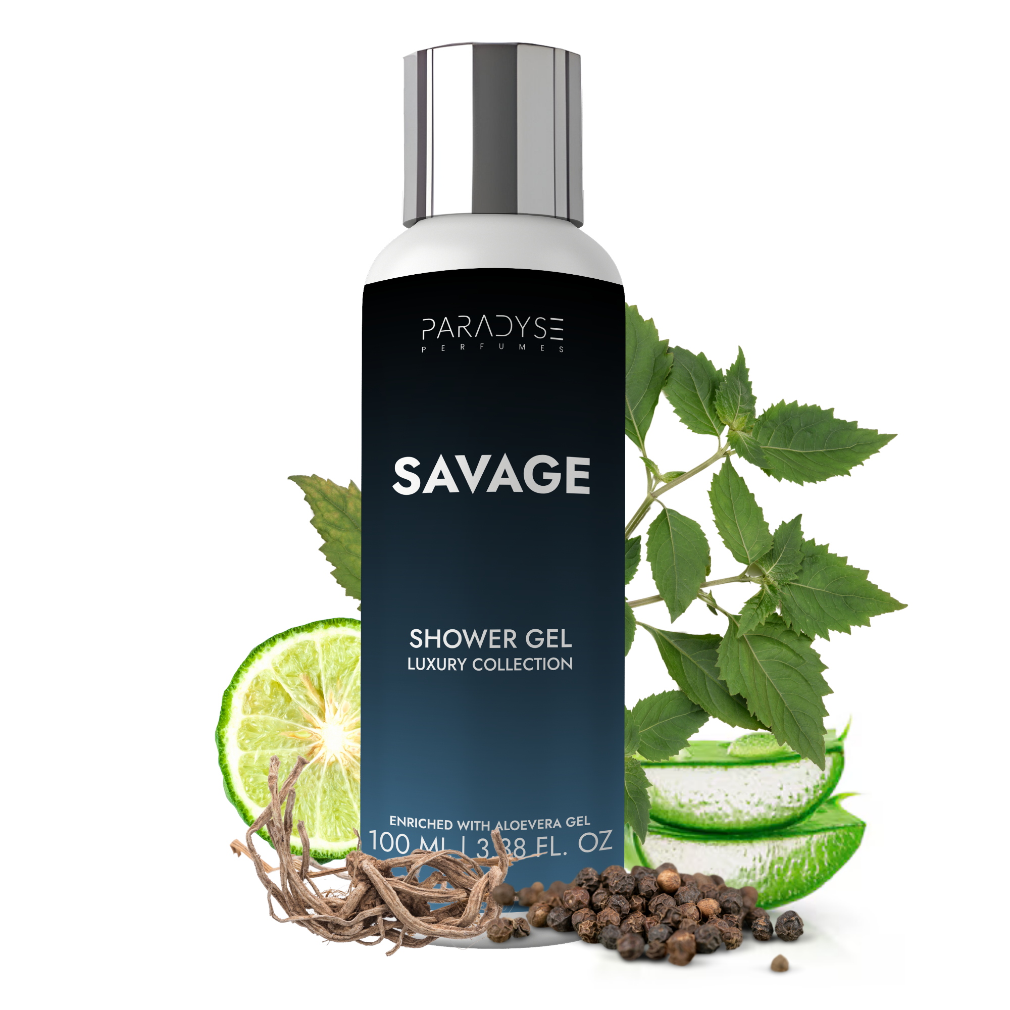 Savage Body Wash for Men | Spicy Woody Scent | Moisturizing & Refreshing | Available in 100 ml