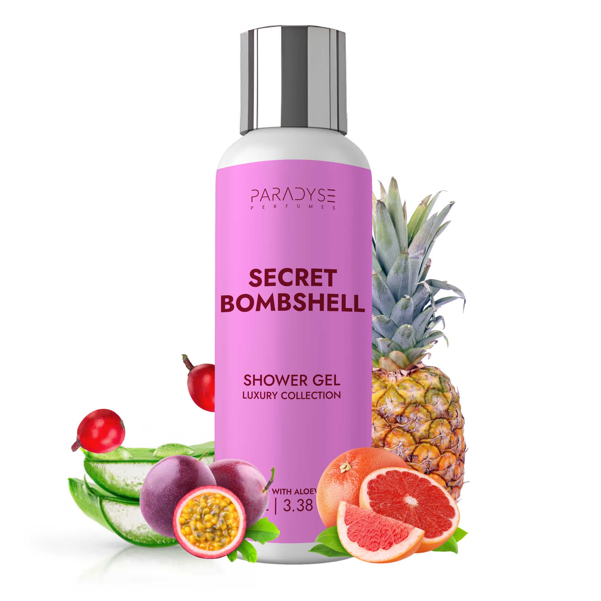 Secret Bombshell Body Wash for Women | Fruity Floral Scent | Moisturizing & Refreshing | Available inl 100 ml