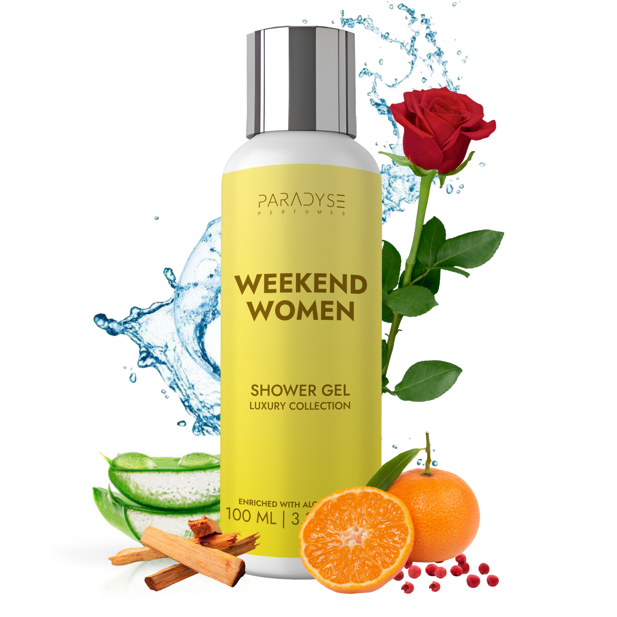 Weekend Women Body Wash for Women | Floral Fruity Woody Scent | Moisturizing & Refreshing | Available in 100 ml